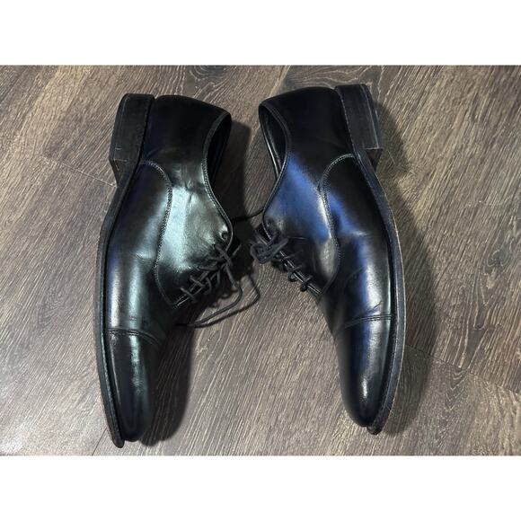 Thursday Boot Co Chairman Oxford Men Size 11 Black Leather Cap Toe Lace Up Shoes main image 9